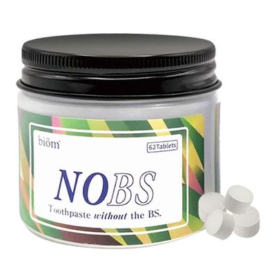 Sesh Fluorittomat hammastahnatabletit 62/186 luonnolliset ainesosat luonnolliset tahnatabletit kotimatkoille 62 Tablets