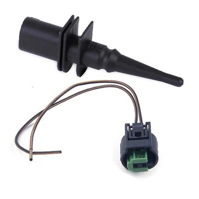 Bicaco Utvendig luft omgivelsestemperatursensor 65816936953 for BMW 5 E60 E61-kontakt med ledningsnett