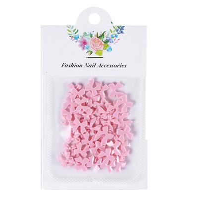 50pcs / sett Bows Nail Charm 3d Bows Nail Art dekorasjoner Bowknot Nail Art Bowknot Nail Charms Bows Nail dekorasjon 3