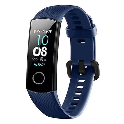 AIR Tilsluttet Silikone udskiftning rem til Huawei Honor Band 4 aqua blå