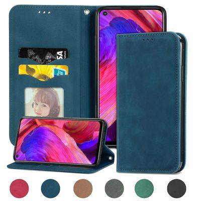 Gangxun Sag For Oppo A93 5g Magnetisk Lukning Læder Tegnebog Cover Housse Etui Shockproof - Blå
