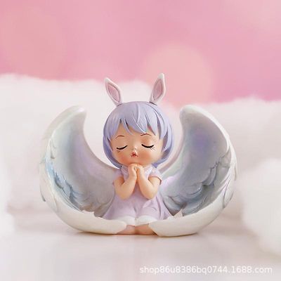 Ceyue Creative Resin Crafts Home Fantasy Girl's Heart Room Dekoration Gave Annie Baby Cake Car Ornament 2