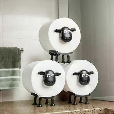 3-pakkaus karitsan wc-paperiteline Lampaiden wc-paperirullan pidikesarja eläin -HK614