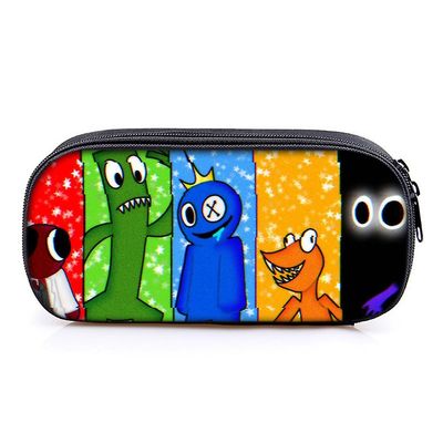Sevenday Børn Roblox Rainbow Friends Penalhus Pen taske Pose Skole Papirvarer Taske Gave C