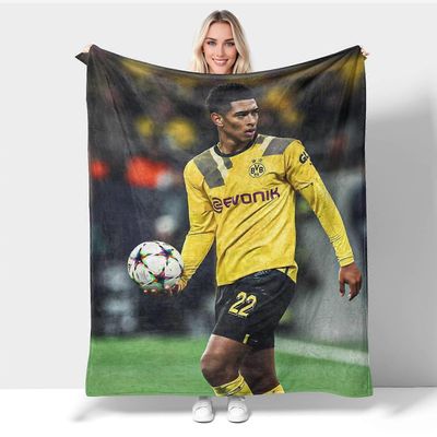 Jude Bellingham peitto 50 " x40",heittää peitot flanelli nukkua kodikkaat kevyet erittäin pehmeät mikropeitot niin KDE36963 76x102cm 40x30in