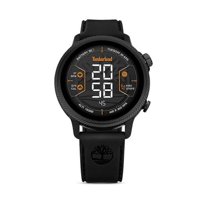 TIMBERLAND SMARTWATCH Timberland Trail Force S1 GPS -älykello – musta kotelo, musta silikoniranneke