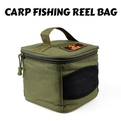 Carp Fishing Reel Bag Oxford Vandtæt bærbar bæretaske til 500-10000 Series Spinning Reel Fiskegrej Taske Opbevaring