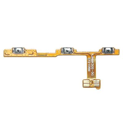 Xiaomi Mi 10T 5G -virran päälle / pois päältä ja äänenvoimakkuuden joustavan kaapelin varaosalle (ilman logoa)