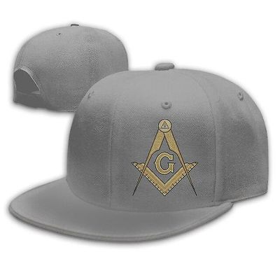 Bricks Masons Kompas & firkant g frimurersymbol baseball kasket Grå One