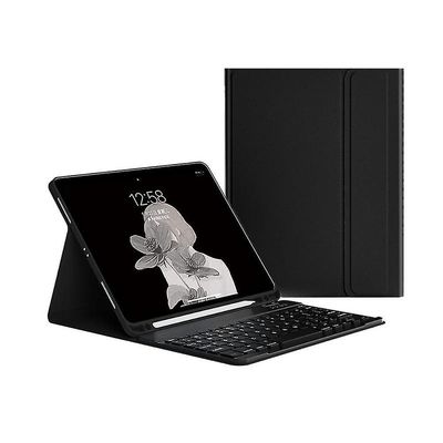 Etui med tastatur for ipad 9,7 tommers 2017 2018 femte sjette generasjon Svart