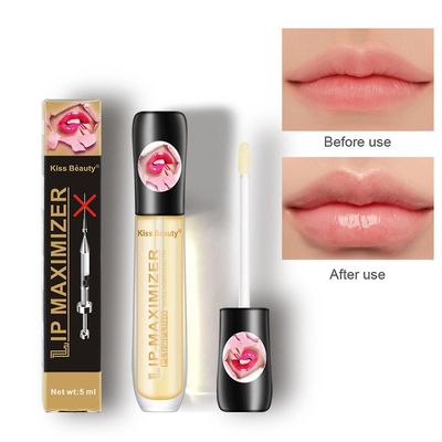 2 stk leppe plumper lipgloss, fuktighetsgivende lepper Plumper Vitamin E Plumping Lip Maximizer Serum Transparent Toot Lip Oil Lip Plumper Gloss