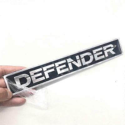 Metal Defenderin tunnusmerkki Tarra-auton tarrat Land Roverille