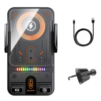 Langaton autopuhelimen pidike 15W langaton pikalataus iPhone B:lle