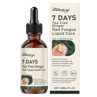 7 päivää Teas Tree Ginger Nailfungus Treatment Ravitsevat vahvistavat kynnet neste terveempään kasvuun 1pcs