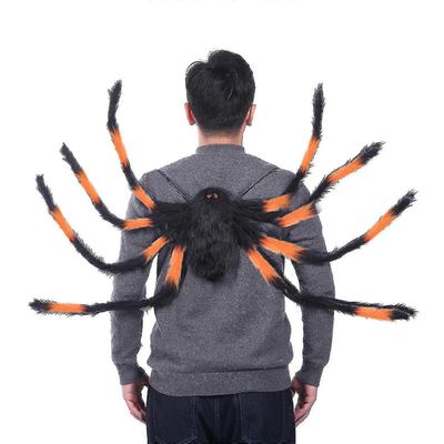 Spider-reppupuku Värikäs Hämähäkki Hauska 8 Hämähäkkijalkaa Kauhu Muhkea Hämähäkkireppu Oranssi