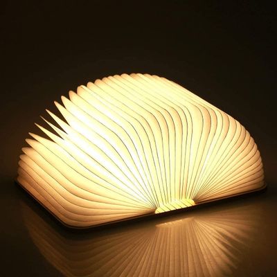 Grape Pp Træ foldbar boglampe, magnetiske led-boglamper, dekorative lys