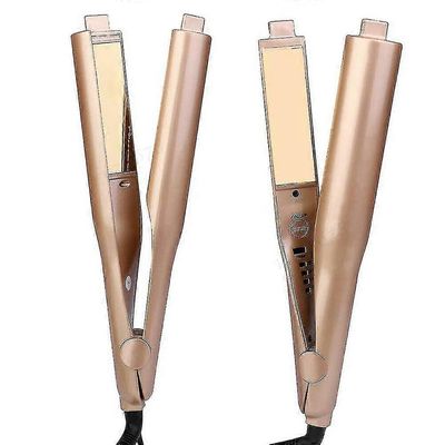 2-in-1 hiusten suoristaja Litteä rauta suoristin ja curler kaikille kampauksille 15s Nopea lämmitys