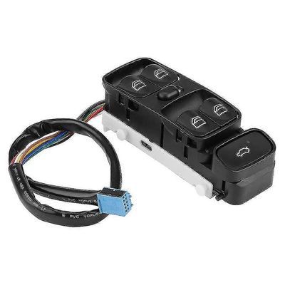 Mercedes-Benz W209 CLK320 CLK500 sähköinen ikkunakytkin A2098203410 (2003-2009) musta