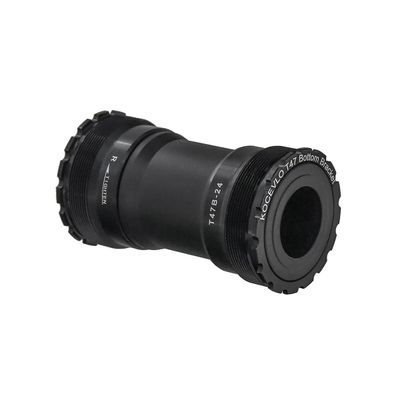 T47 gevind krankboks indvendig diameter 47mm bredde 68-86.5MM aluminiumsleje til 24MM kranksæt Sort