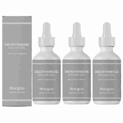 1-3x Deoksiriboosisokerigeeli hiustenkasvuun, 60ml Deoksiriboosisokerigeeli hiustenlähtöön ja hilseen hoitoon päänahassa 3pcs