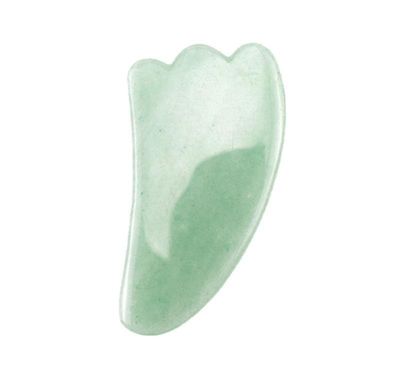 Coosilo Gua Sha Skrabe Massage Tool, Jade Gua Sha Stone Anti aldrende Gua grøn
