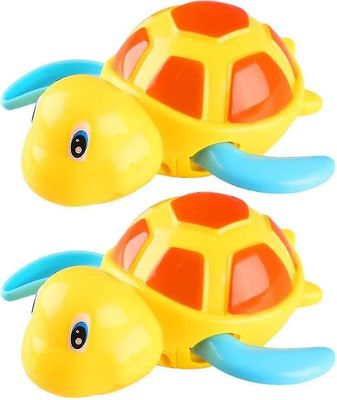 Yxuo Baby bad legetøj, skildpadde legetøj badekar vind op skildpadde legetøj, svømning skildpadde legetøj baby svømmebadekar skildpadde legetøj svø...
