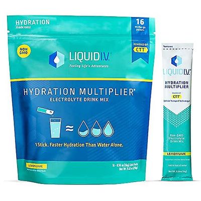 Liquid I.V Nestemäinen i.v. sitruunalime 16 tikkua nesteytyskerroin