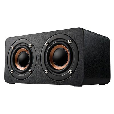 Subwoofer puinen Bluetooth 4.2 -kaiutin Musta