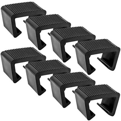 Rottinki huonekalut Clip Monitoiminen paju sohva liitin Kiinnike Kestävä ulkona Rottinki tuoli clamp pakkaus 8 5.25cm