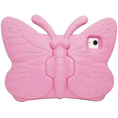 Yhteensopiva iPad Air 11 (2024) -kotelon kanssa Butterfly Style Support Kickstand EVA -tabletin kansi Vaaleanpunainen
