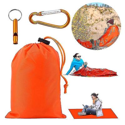 Emergency Udendørs Camping Emergency Sovepose Overlevelse Sovepose orange