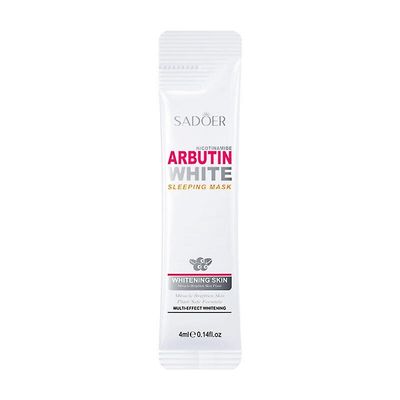 Nikotinamid Arbutin Whitening Skin Care Moisturizer Face Cream Brightening Essence Toner Hydrating Hand Cream Gel Sleeping Mask 1pc søvnmaske