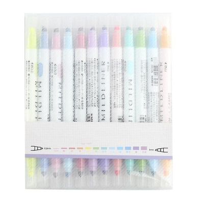 Mikasa Zebra Mild Liner Dobbelthovedet fluorescerende tuschpen