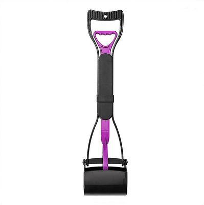 Lang håndtag Hund Poop Scooper Jaw Poop Scoop Skovl Afhente Animalsk Affald Picker Pet Udendørs Rengøring Tools azul
