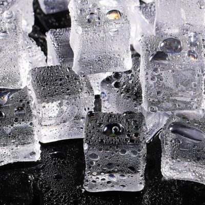 100 kappaletta Kirkas väärennetty jääkuutio neliö akryyli jalokivet Akryyli kirkkaat jääkivet Väärennetyt jääkuutiot Näytä häät-näyttömaljakko