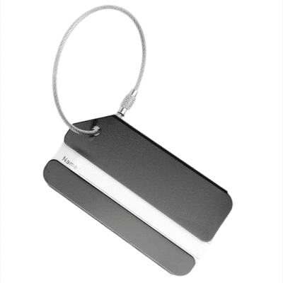 Matkatavaroiden etiketti Black