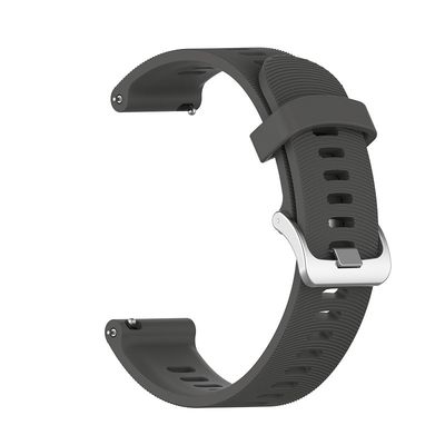 Urrem til Garmin Forerunner 245 Silikone Grey Garmin Forerunner 245 20 mm