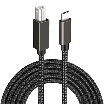 USB-B-USB-C-tulostinkaapeli Black 2 m