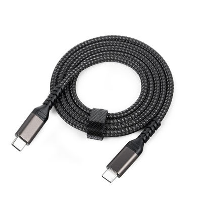 USB-C til USB-C kabel 5A/20V PD 100W Black 2 m
