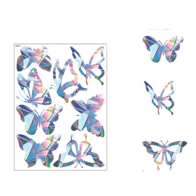 Reflekterende vindusdekorasjon for å beskytte fugler, 8 stk.