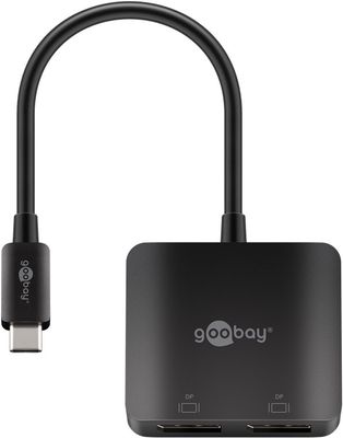 USB-C™-sovitin 2x DisplayPortiin