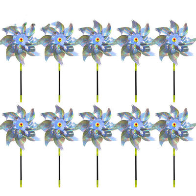 Reflekterende fugleskremsel-vindmølle 10-Pack