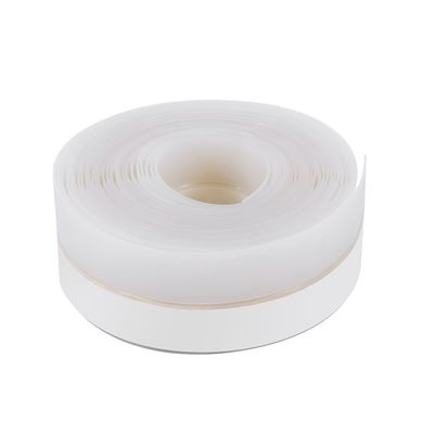 Selvklebende vanntett og vindtett silikonlist (25mm transparent) 10 meter for dører og vinduer Transparent 2.5 cm