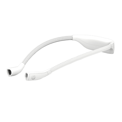 Halslys/lampe 360 graders justerbar med øjenbeskyttelse White