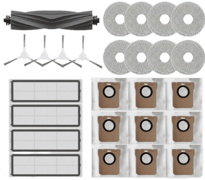 Utstyr til Dreame L10S Ultra/S10 Pro, Xiaomi Robot Vacuum X10 Plus, 26 deler