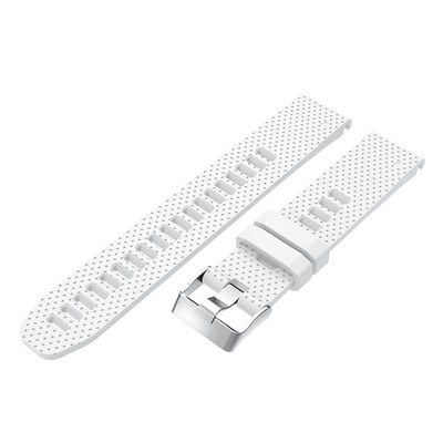 Silikonklokkerem for Garmin Fenix 5S Plus White