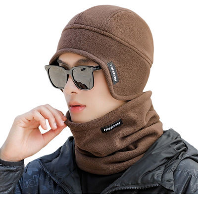 Vinter Fleece Cykel Beanie Hat - Vindtæt & Termisk coffee