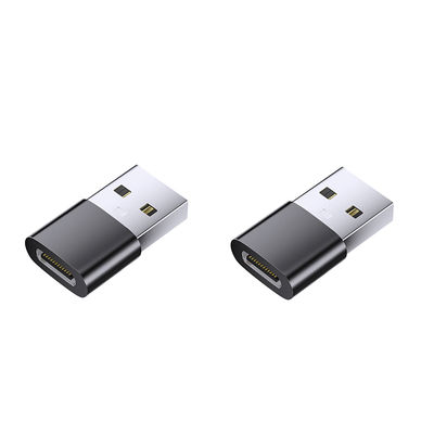 2:n pakkaus C-tyypin USB-sovittimia (minimalistinen muotoilu)