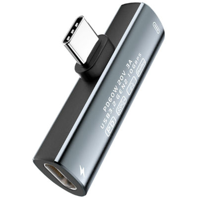 USB-C til USB-C adapter - 60W hurtigopladning og 10 Gbps dataoverførsel