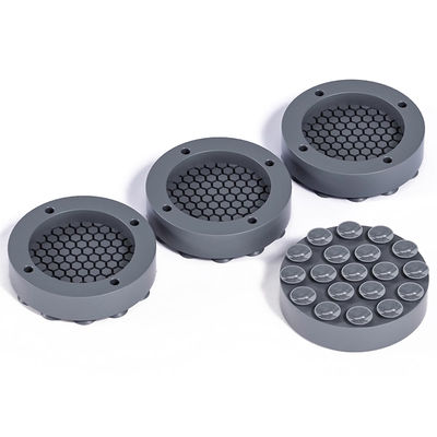 Anti-vibrasjonsføtter til vaskemaskin - Sklisikker og støtdempende (4-pakning) Gray